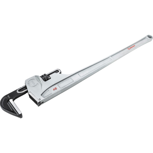 Pipe Wrench, 6" Jaw Capacity, 48" Long, Powder Coated Finish, Non-Ergonomic Handle Smart Ofis