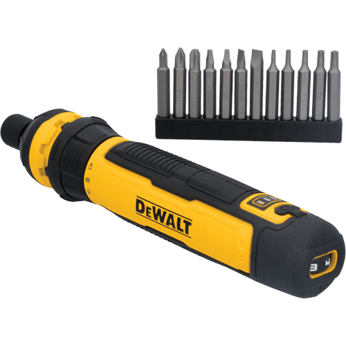 14-Piece Cordless Screwdriver Set with FLEXDRIVE Control, 4 V, 44 in-lbs/5 Nm Max. Torque Smart Ofis