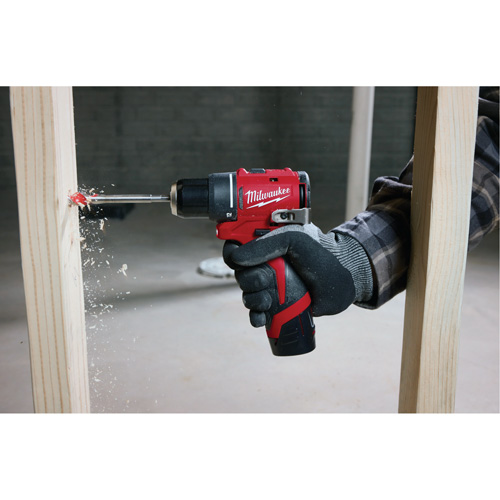 M12 Subcompact Brushless Drill/Driver, Lithium-Ion, 12 V, 3/8" Chuck, 350 in-lbs Torque Smart Ofis