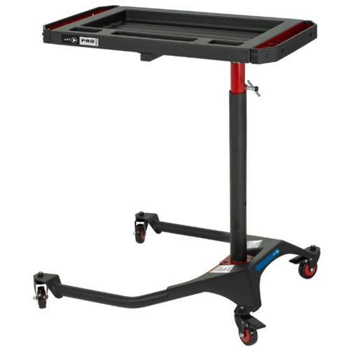 Plateau &agrave; outils pour sous le capot en ABS &agrave; hauteur ajustable JUHT-100A , 0 tiroirs, 18-7/10" lo x 31-17/20" la x 48-2/5" h, Noir Smart Ofis