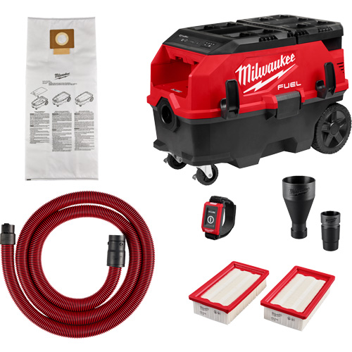 M18 FUEL 9 Gallon Dual Battery Dust Extractor with PACKOUT Compatibility and VACLINK Kit, 27-3/4" x 19" Smart Ofis
