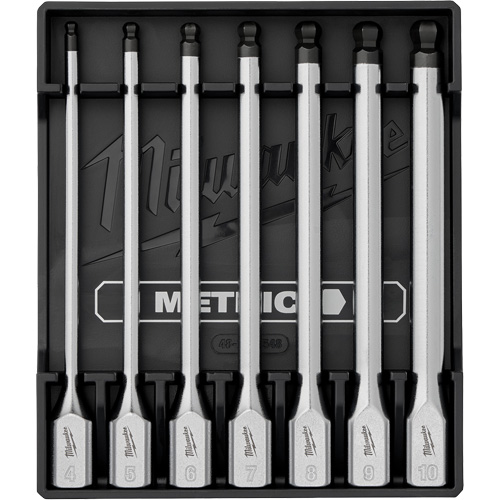 Long Metric Bit Socket Set, Hex Ball, 3/8" Drive, 7 Pcs Smart Ofis