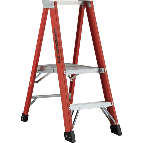 Industrial Extra Heavy-Duty Platform Stepladder (6500 AA Series), 4', 375 lbs. Cap. Smart Ofis