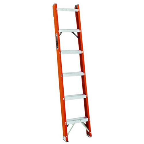 FH1000 Series Industrial Heavy-Duty Shelf Ladders, 6', Fibreglass, 300 lbs., CSA Grade 1A Smart Ofis