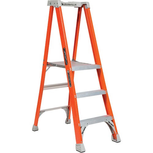 Industrial Heavy-Duty Pro Platform Stepladders (FXP1700 Series), 3', 300 lbs. Cap. Smart Ofis