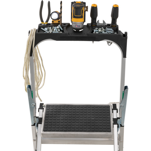 Tilt & Roll Step Stool Ladder, 3 Steps, 34" x 22" x 50.75" High Smart Ofis