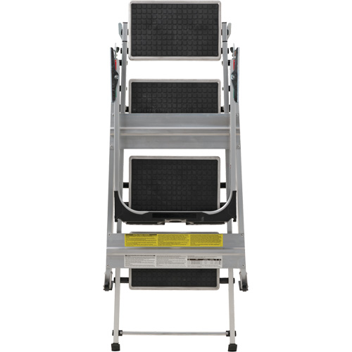 Tilt & Roll Step Stool Ladder, 4 Steps, 44.25" x 22.13" x 59" High Smart Ofis