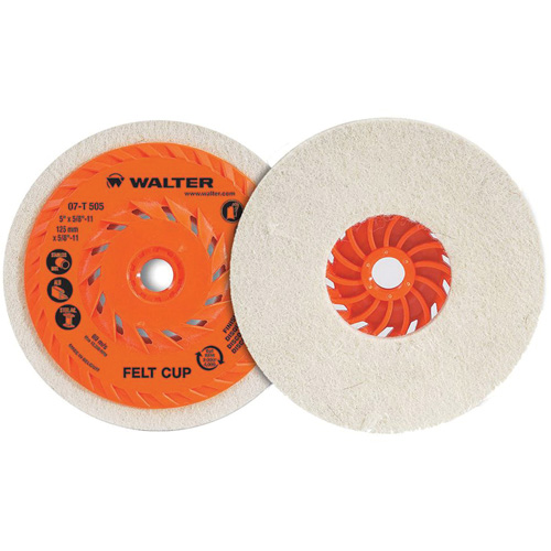 Cup Polishing Disc, 5" Dia. Smart Ofis
