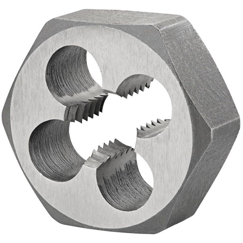 Hexagon Rethreading Bolt Die, 1.67" Dia., M22x1.5 Thread, High Speed Steel Smart Ofis