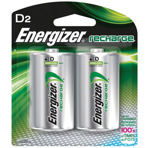Rechargeable NiMH Batteries, D, 1.2 V Smart Ofis