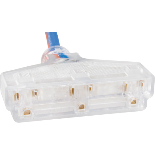 Cordon rallonge en caoutchouc TPE avec indicateur lumineux, Toutes saisons, SJEOW, AWG 12/3, 15 A, 3 prise(s), 25' Smart Ofis