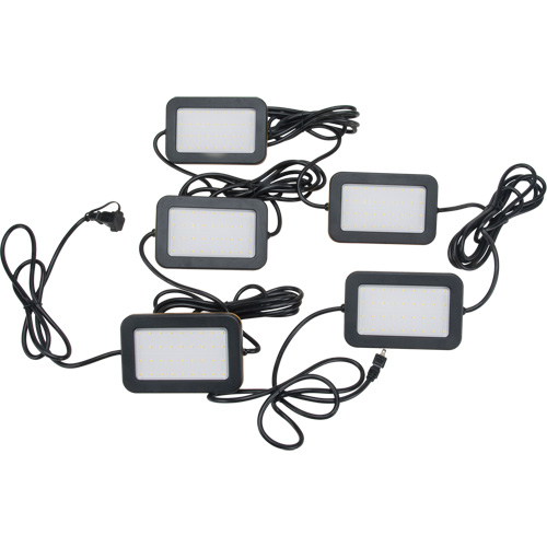 Chaîne de baladeuses DEL, 5 Lumi&egrave;res, 50' lo, Boîtier en Plastique Smart Ofis