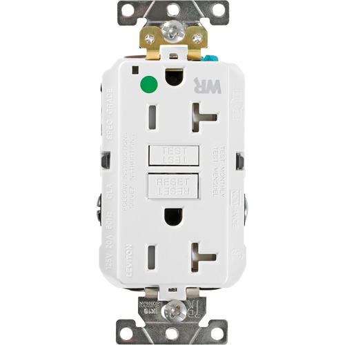 SmartlockPro&reg; Extra Heavy-Duty Self-Test GFCI Receptacle Smart Ofis