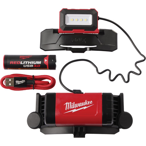 Bolt Redlithium USB Headlamp, LED, 600 Lumens, 4 Hrs. Run Time, Rechargeable Batteries Smart Ofis