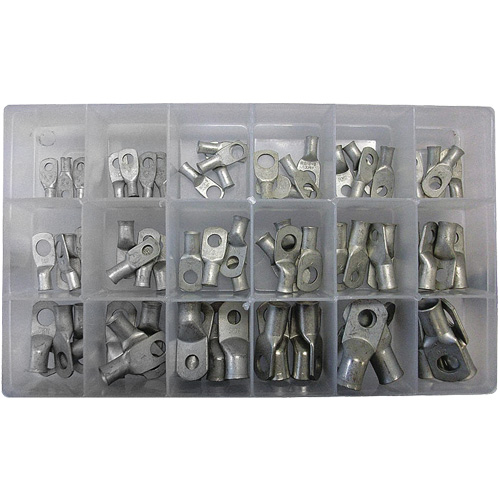 72-Piece Tin Plated Tubular Lug Ring Kit Smart Ofis