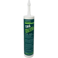 Dowsil 786 Silicone Sealant, 300 ml, Cartridge, White Smart Ofis
