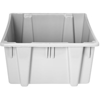 Stack & Nest Palletote Box, 13" x 15.5" x 19.5", Grey Smart Ofis