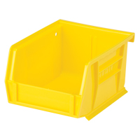 Stack & Hang Bin, 4-1/8" W x 3" H x 5-3/8" D, Yellow Smart Ofis