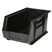 Stack & Hang Bin, 8-1/4" W x 7" H x 14-3/4" D, Black Smart Ofis