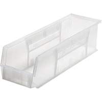 Ultra Stack & Hang Bin, 17-7/8" W x 5" H x 5-1/2" D, Clear Smart Ofis