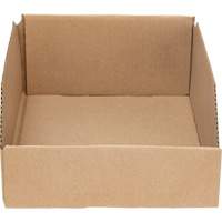 Deep Corrugated Parts Bins, 8-3/4" W x 11-1/4" D x 4-1/2" H, Beige Smart Ofis