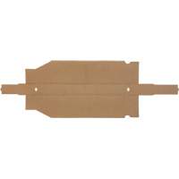 Deep Corrugated Parts Bins, 2-7/8" W x 17-1/4" D x 4-1/2" H, Beige Smart Ofis