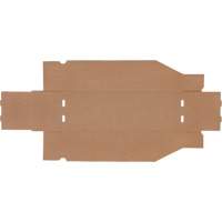 Deep Corrugated Parts Bins, 5-3/4" W x 17-1/4" D x 4-1/2" H, Beige Smart Ofis