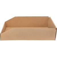 Deep Corrugated Parts Bins, 9-3/4" W x 17-1/4" D x 4-1/2" H, Beige Smart Ofis