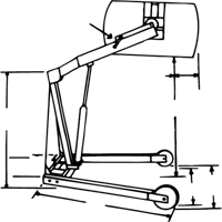 Manipulateurs de barils Hydra-Lift, Capacit&eacute; 55 gal. US (45 gal. imp.) Smart Ofis