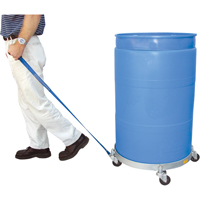 Chariots &agrave; &eacute;tages multiples pour baril, Acier, Capacit&eacute;e 900 lb, Diam&egrave;tre 23-1/2", Roue en Caoutchouc Smart Ofis