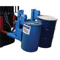 Manipulateur de barils MORSPEED 1500 pour chariot &eacute;l&eacute;vateur, Pour 55 gal. US (45 gal. imp.) Smart Ofis
