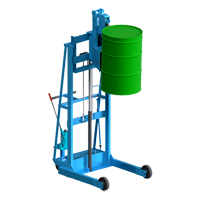 Vertical-Lift MORSPEED Drum Stacker, For 30 - 85 US Gal. (25 - 70 Imperial Gal.) Smart Ofis