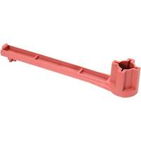 Single Ended Specialty Bung Nut Wrench, 1-1/4" Opening, 8" Handle, Non-Sparking Nylon Smart Ofis