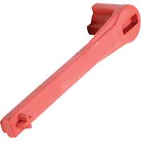 Single Ended Specialty Bung Nut Wrench, 1-1/4" Opening, 8" Handle, Non-Sparking Nylon Smart Ofis