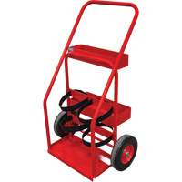 Hot Works Fire Prevention Cart, Semi-Pneumatic Wheels, 17.75" W x 8.9" L Base, 100 lbs. Smart Ofis