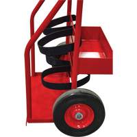 Hot Works Fire Prevention Cart, Semi-Pneumatic Wheels, 17.75" W x 8.9" L Base, 100 lbs. Smart Ofis