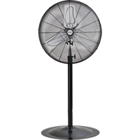 Non-Oscillating Pedestal Fan, Heavy-Duty, 2 Speed, 24" Diameter Smart Ofis