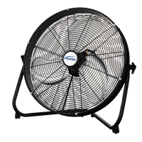 High Velocity Floor Fan, 3 Speeds, 20" Diameter Smart Ofis