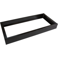 Base encastr&eacute;e pour casiers robustes enti&egrave;rement soud&eacute;e Concorde, 3 Blocs, 4" lo x 36" la x 17" p, Noir, Acier Smart Ofis