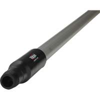 Transport Line Handle, Aluminum/Polypropylene, Ergonomic, Euro Threaded Tip, 1-1/4" Diameter, 59" Length Smart Ofis