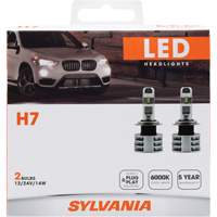 H7 Headlight Bulb, LED, 13.2 W/17 W, White Smart Ofis