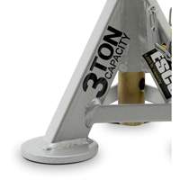 Performance Shorty Low Profile Jack Stands, 3 tons Capacity, 11" - 17" H Smart Ofis