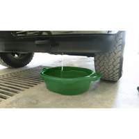 Green Oval Drain Pan Smart Ofis