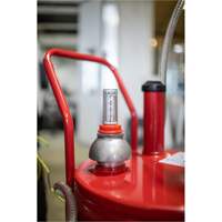 25-Gallon Steel Fuel Caddy with 2-Way Rotary Pump & Filter Smart Ofis