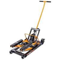 ATV and Motorcycle Jack, 0.75 Ton(s) Capacity, 4-2/3" Lowered, 14-1/2" Raised, Manual Hydraulic Smart Ofis