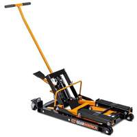 ATV and Motorcycle Jack, 0.75 Ton(s) Capacity, 4-2/3" Lowered, 14-1/2" Raised, Manual Hydraulic Smart Ofis