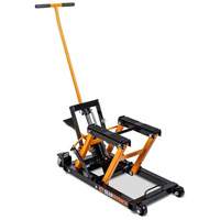 ATV and Motorcycle Jack, 0.75 Ton(s) Capacity, 4-2/3" Lowered, 14-1/2" Raised, Manual Hydraulic Smart Ofis