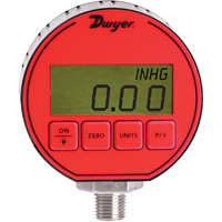 Pressure Gauge, 3" , 0 - 5000 psi, Bottom Mount, Digital Smart Ofis