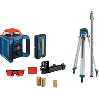 Revolve2000 Self-Leveling Horizontal Rotary Laser Kit, 2000' (609.6 m), 670 Nm Smart Ofis
