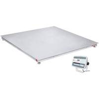 DEFENDER 5000 Washdown Floor Scale, 2500 lbs. Capacity, 48" W x 48" L Smart Ofis